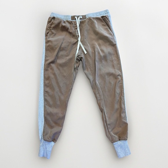 Wilfred Free Aritzia Brown &‎ Gray Drawstring Joggers Size 8 - Picture 1 of 5